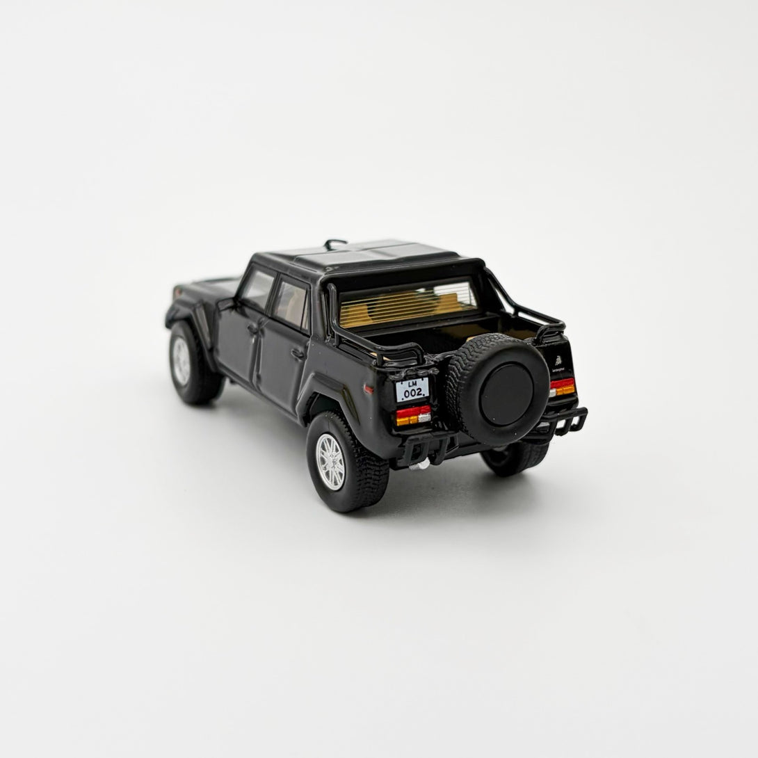 Shadow Pro 1:64 Lamborghini LM002 Black - Diecast Model – Super Mini Wheels