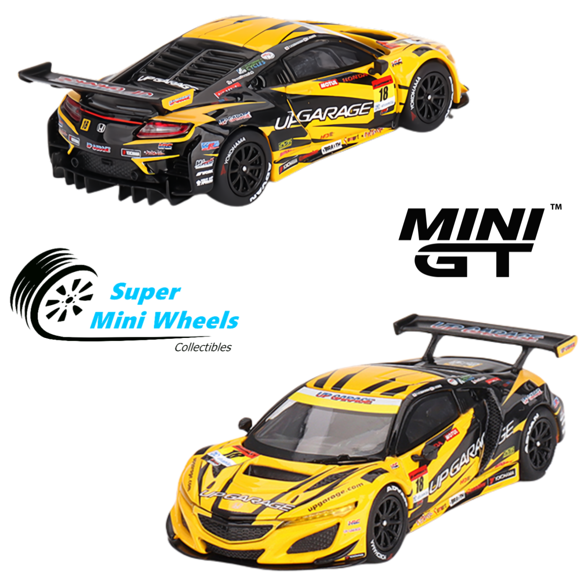 Mini GT 1/64 Honda NSX GT3 EVO22 #18 Team UpGarage - Super GT 2023, Edizione Limitata