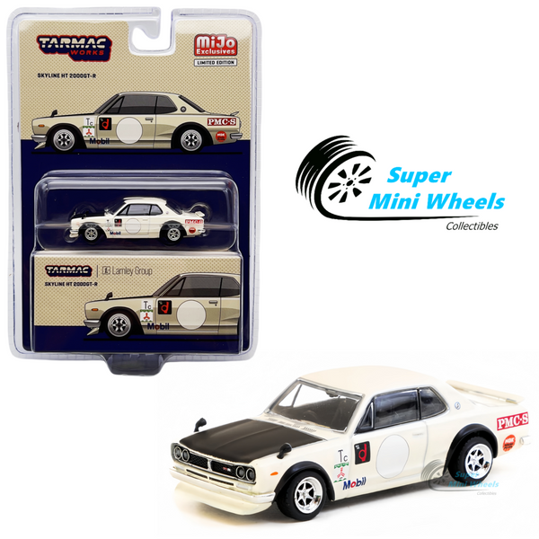 Tarmac Works 1:64 Nissan 2000 GT-R (KPGC10) White Lamley Special Edition