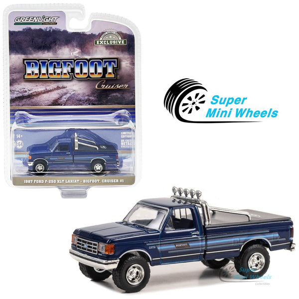 Greenlight 1/64 1987 Ford F-250 XLT Lariat Bigfoot Cruiser #1 - 30433