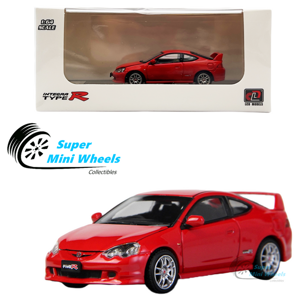 LCD Models 1:64 - Honda Integra Type R (DC5) Red - Diecast Model