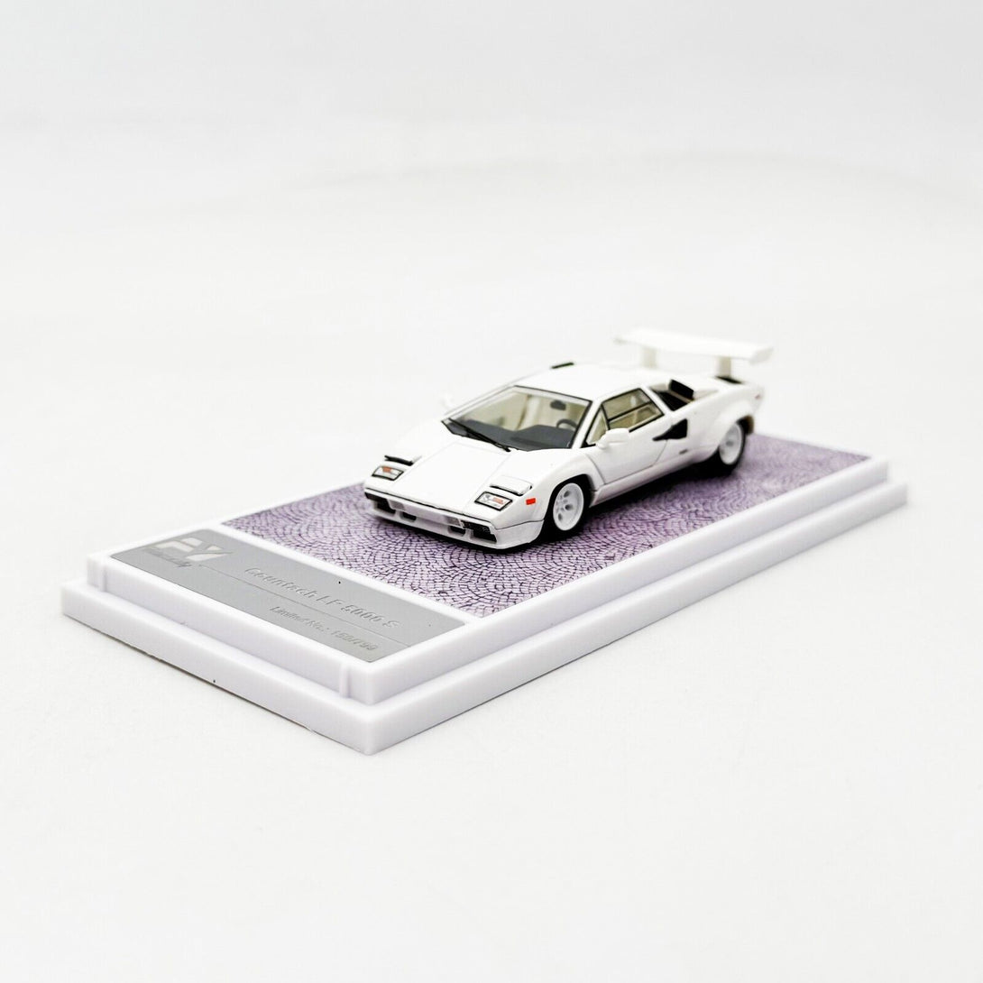 FY 1:64 Lamborghini Countach LP 5000S White – Super Mini Wheels