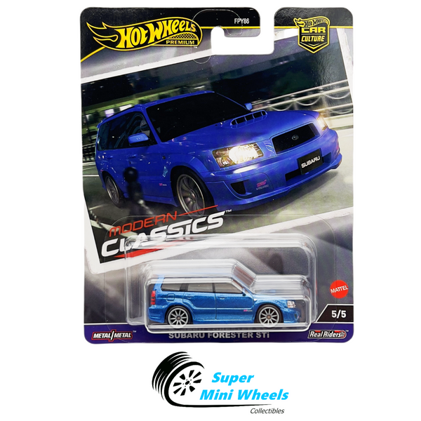 Hot Wheels Car Culture Subaru Forester STi Blue - Modern Classics