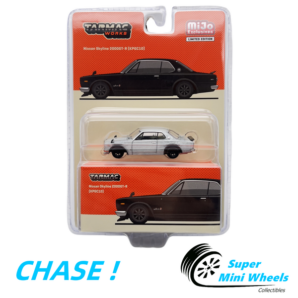 CHASE ! Tarmac Works 1:64 Nissan Skyline 2000 GT-R (KPGC10) – Black – MiJo