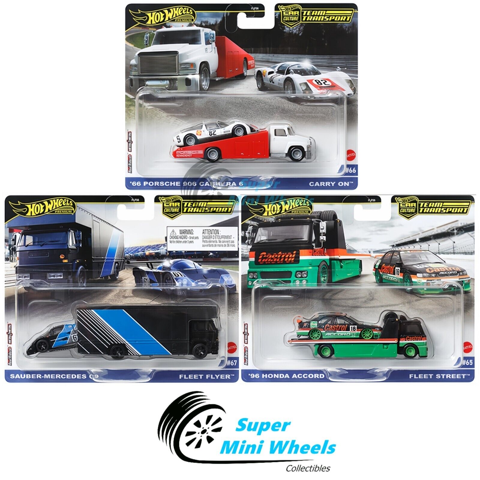 Hot Wheels 2024 Car Culture Team Transport B Case Set of 3 Cars【In-Sto ...