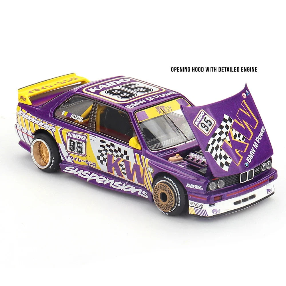 Kaido House 1:64 BMW M3 Kaido KW V1 – Purple #194 – Super Mini Wheels