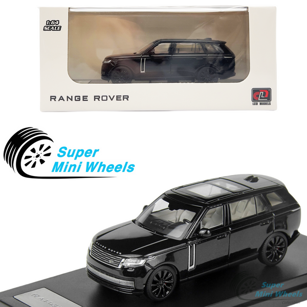 LCD Models 1:64 - 2022 Range Rover Black Diecast Model