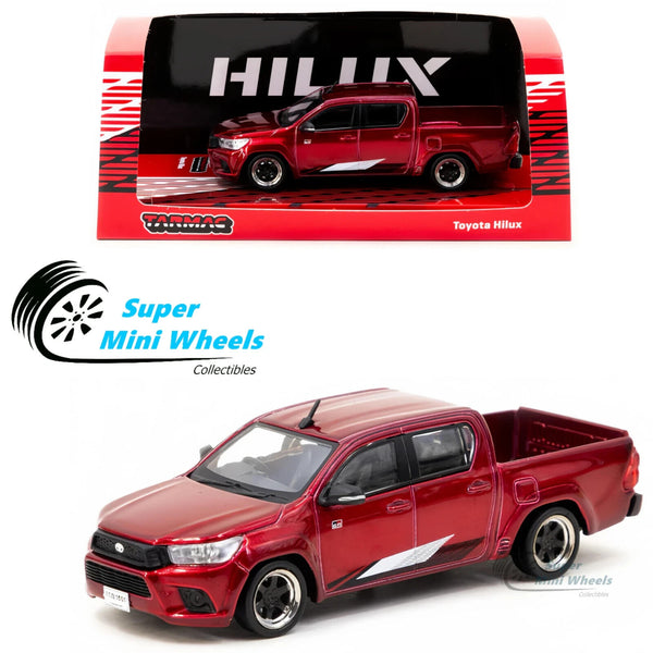 Tarmac Works 1:64 Toyota Hilux Red