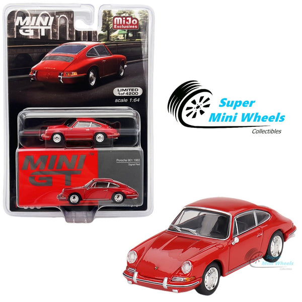 Mini GT 1:64 Porsche 901 1963 Signal Red #695