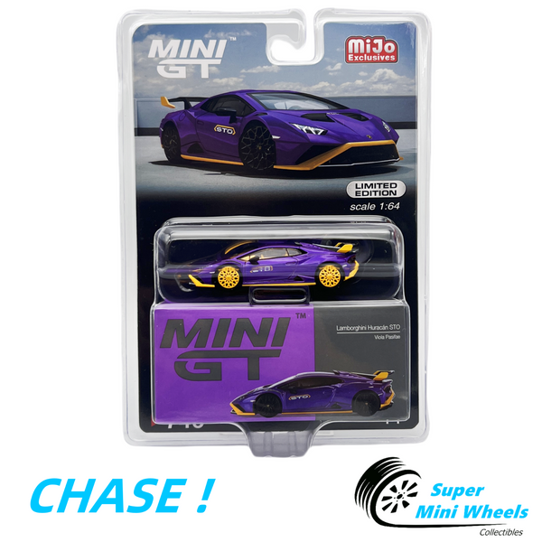 CHASE ！Mini GT 1:64 Lamborghini Huracán STO Viola Pasifae #746