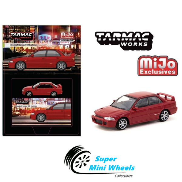 Tarmac Works 1:64 Mitsubishi Lancer GSR Evolution – Red