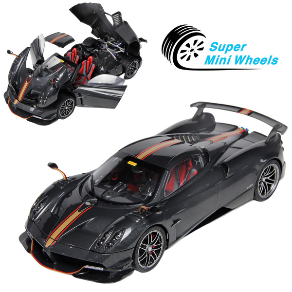 LCD Models 1:18 - Pagani Huayra Roadster BC-Carbon Black - Diecast Model