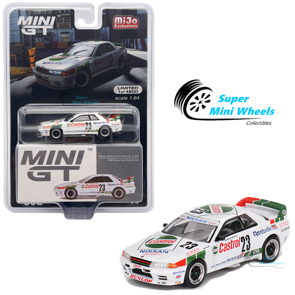 Mini GT 1:64 Nissan GT-R (R32) Gr. A #23 1990 Macau Guia Race Winner #592