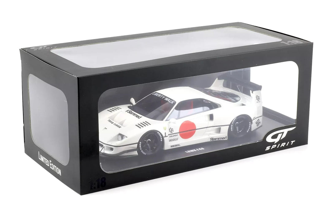 GT Spirit 1:18 Ferrari F40 LBWK Liberty Walk White 2023 – Super Mini Wheels