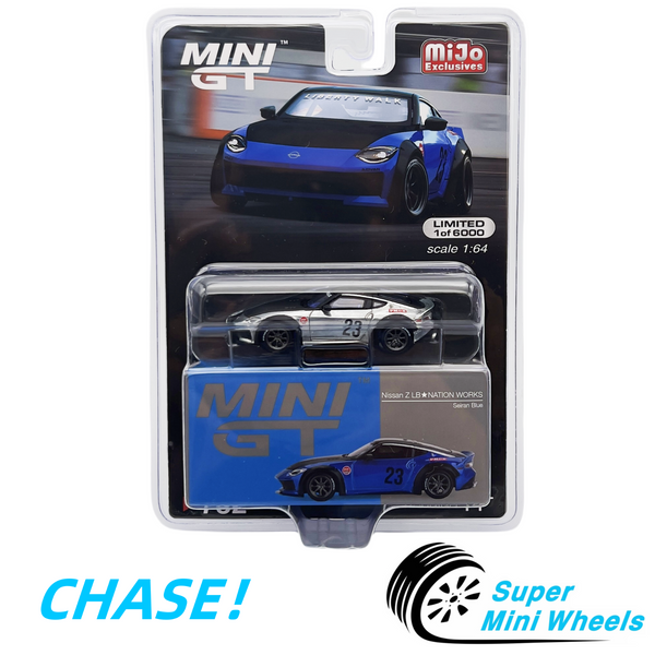 CHASE ! Mini GT 1:64 Nissan Z LB-NATION WORKS Seiran Blue #732