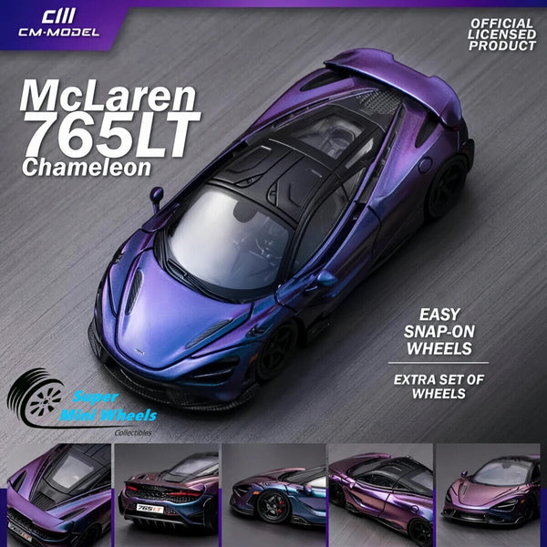 CM Model 1:64 McLaren 765LT – Metallic – Purple