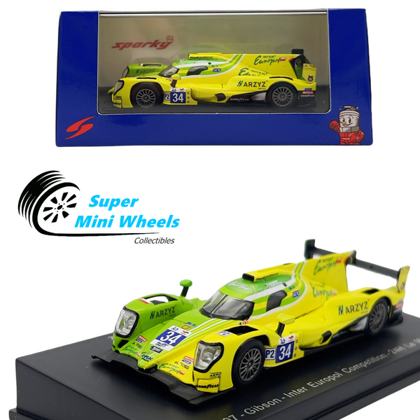 Sparky 1:64 Oreca 07 - Gibso - Inter Europol Competition #34 24H Le Mans 2022