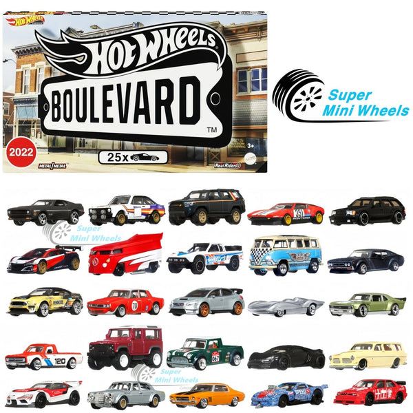 Hot Wheels Premium 2022 Boulevard  25 Cars Box Set