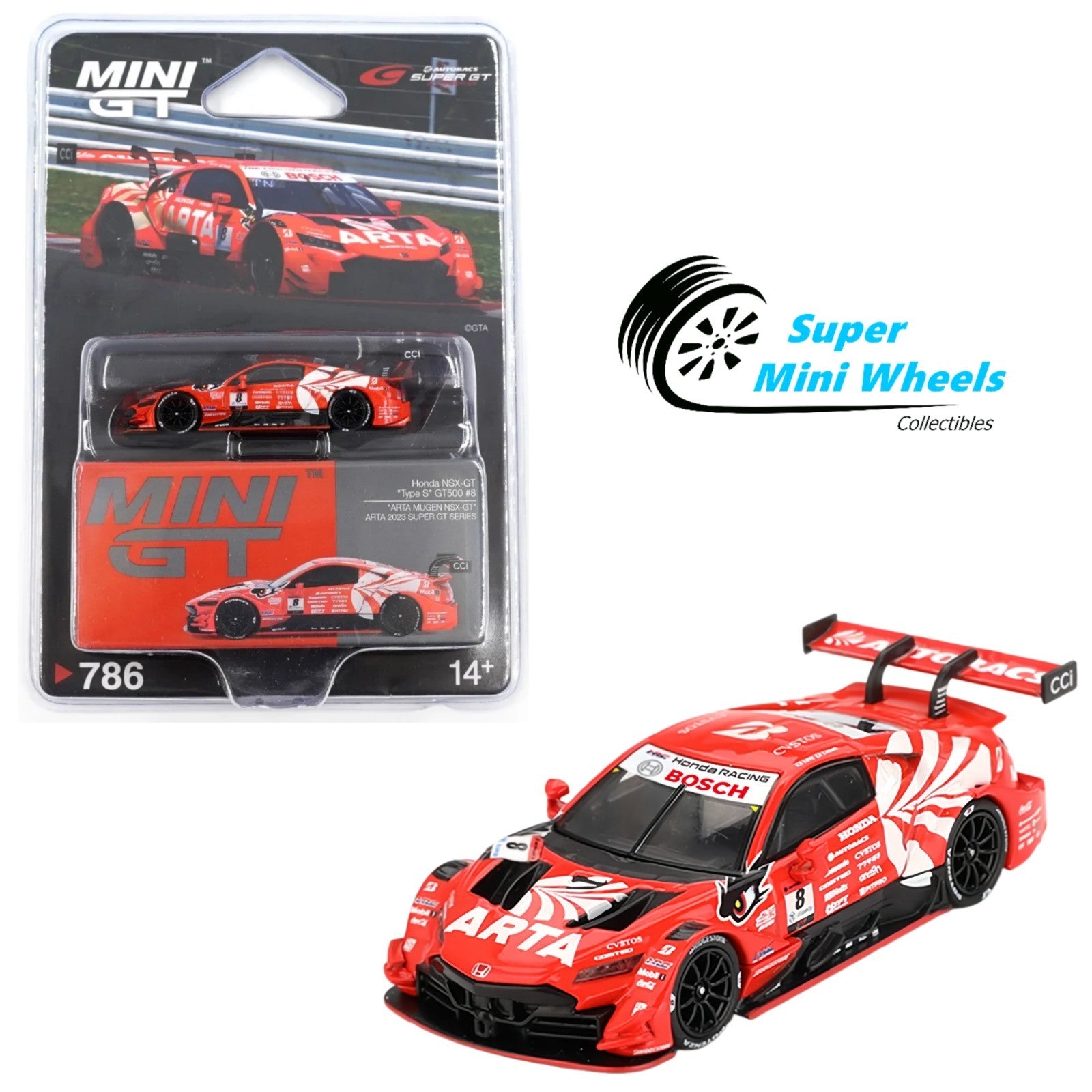 Mini GT 1:64 BMW M4 GT3 #1 2022 12H Mugello Winner #439 – Super