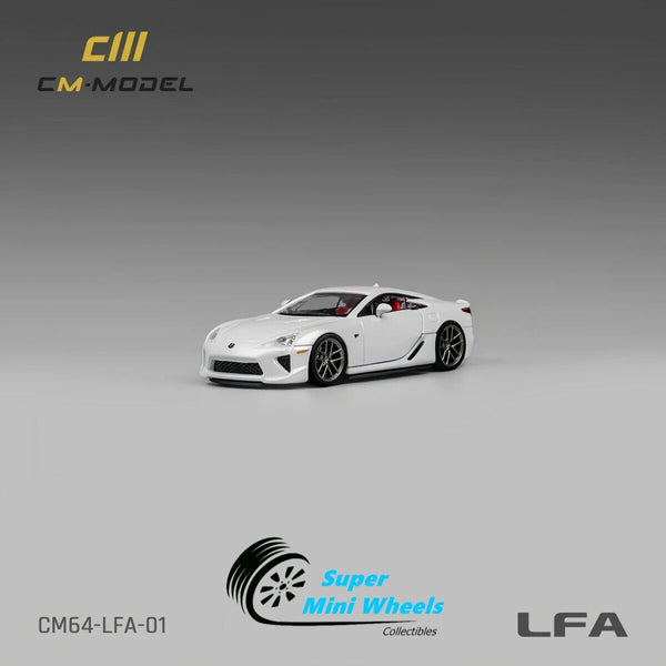 CM Model 1:64 Lexus LFA – Pearl White