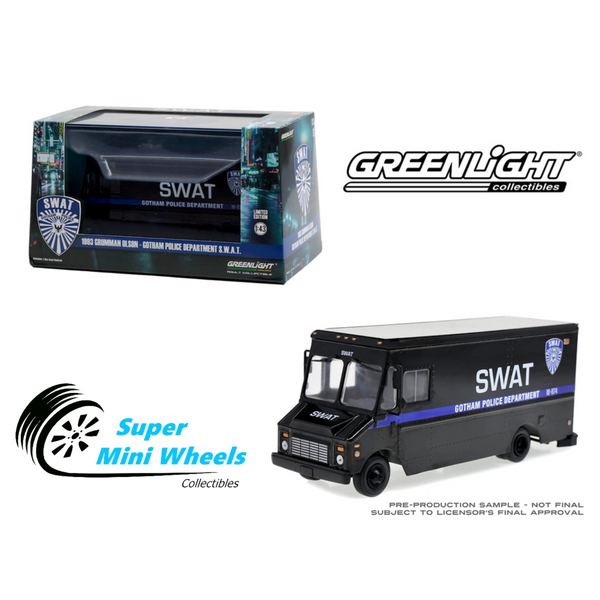 Greenlight 1:43 1993 Grumman Olson – Gotham Police Department S.W.A.T.