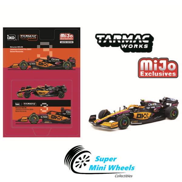 Tarmac Works 1:64 F1 McLaren MCL36 Japanese Grand Prix 2022 Daniel Ricciardo