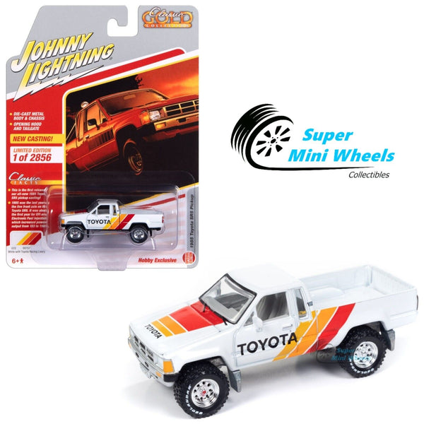 Johnny Lightning 1:64 1985 Toyota SR5 Pickup - White – Classic Gold