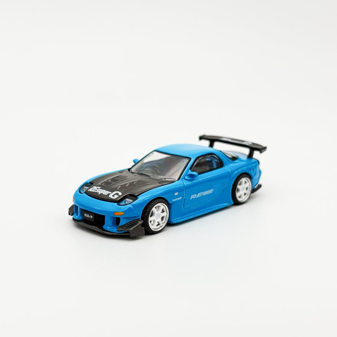 Pop Race 1:64 Mazda Rx7 FD3S RE-AMEMIYA Blue Tokyo Auto Salon 2026 #47 ...