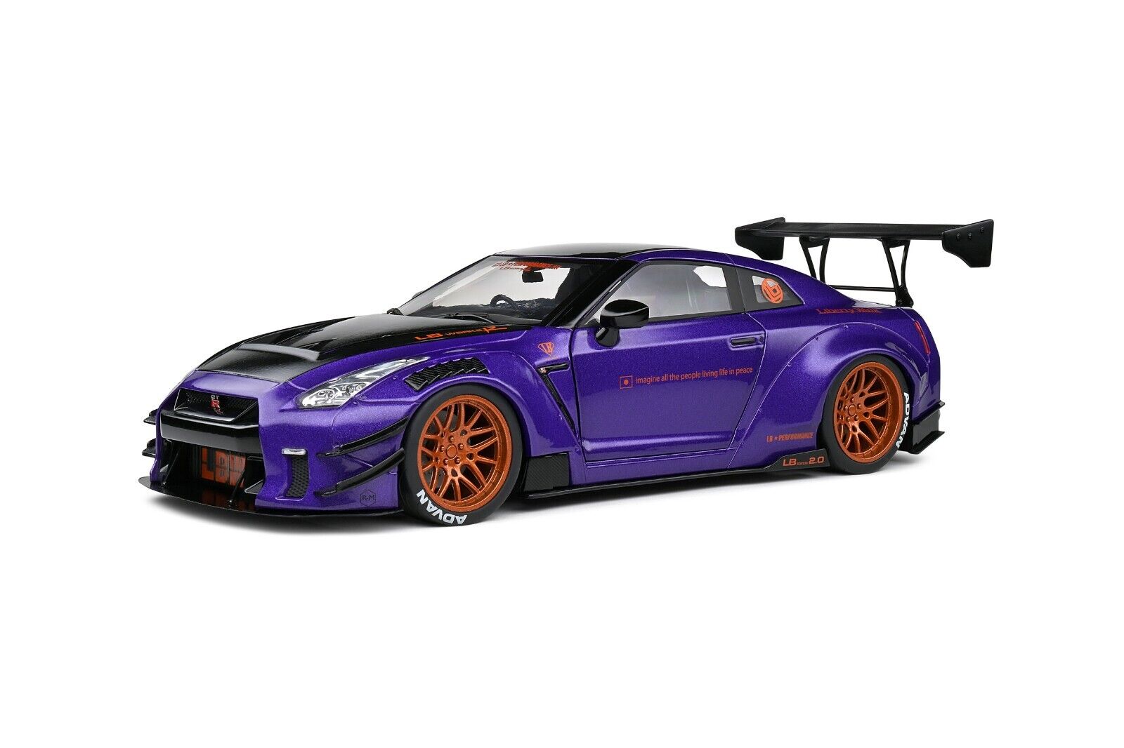 Solido 1:18 Nissan Skyline GT-R (R35) Liberty Walk Body Kit Type 2 – P ...