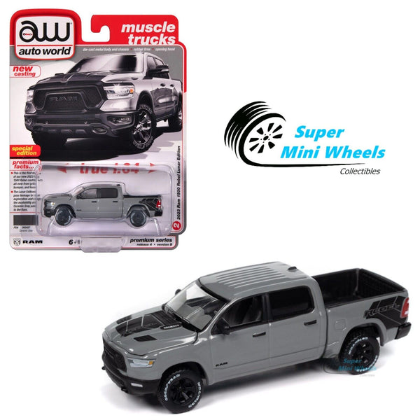 Auto World 1:64 - 2023 Dodge Ram Rebel Havoc Edition Gray