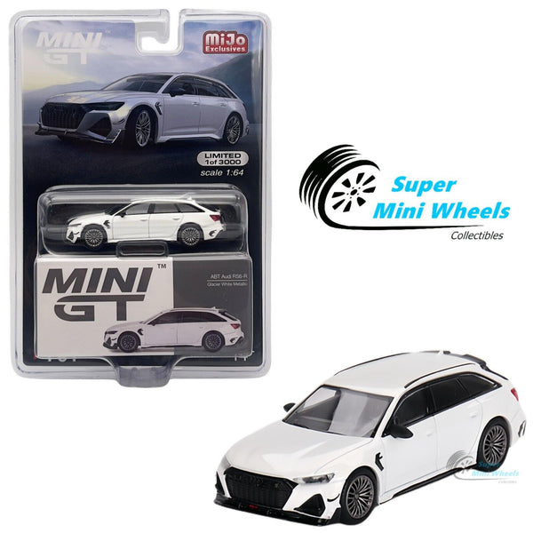 Mini GT 1:64 Audi ABT RS6-R Glacier White Metallic #701