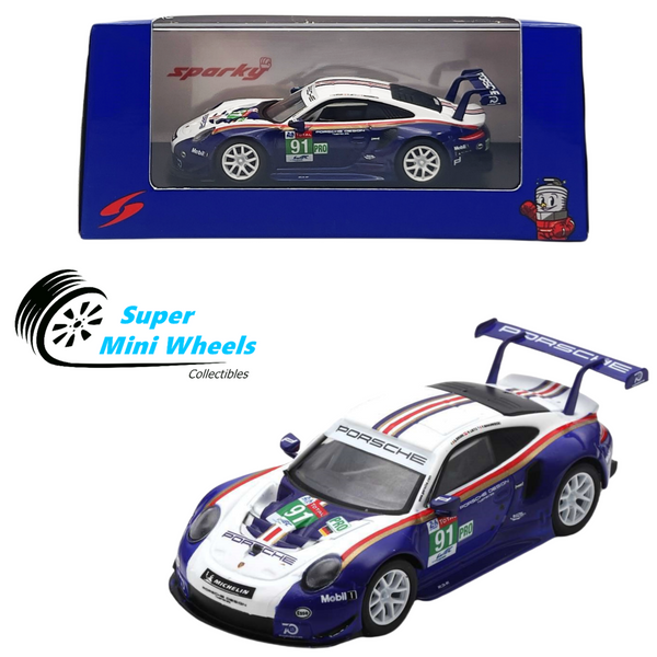 Sparky 1:64 PORSCHE 911 RSR #91 PORSCHE GT TEAM 24H LE MANS 2018