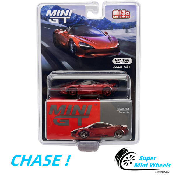 CHASE ！Mini GT 1:64 McLaren 750S Amaranth Red #775