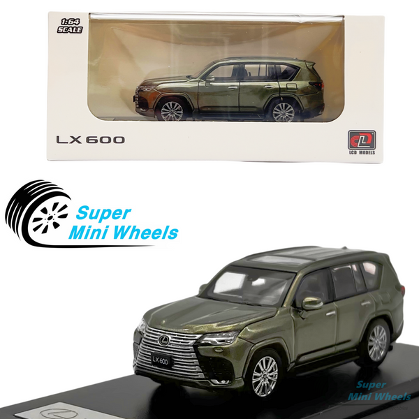 LCD Models 1:64 - Lexus LX 600 (Green) Diecast Model