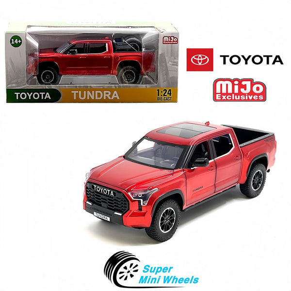 2023 Toyota Tundra TRD Off-Road 4×4 Metallic Red 1:24 - MiJo Exclusives