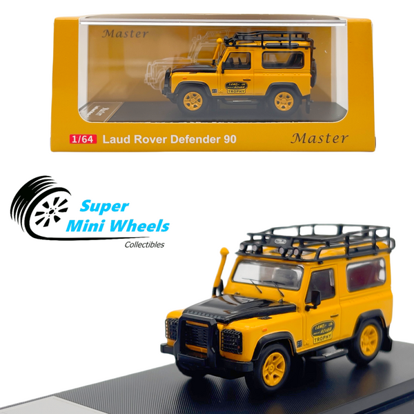 Master 1:64 Land Rover Defender 90 Land Rover Trophy with Accessories