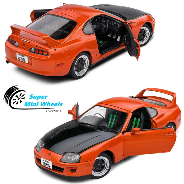 Solido 1:18 1993 Toyota Supra MK4 (A80) Streetfighter – Orange S1807605