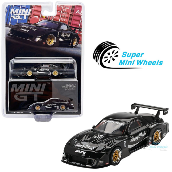 Mini GT 1:64 MAZDA RX-7 LB-Super Silhouette Liberty Walk Black #785