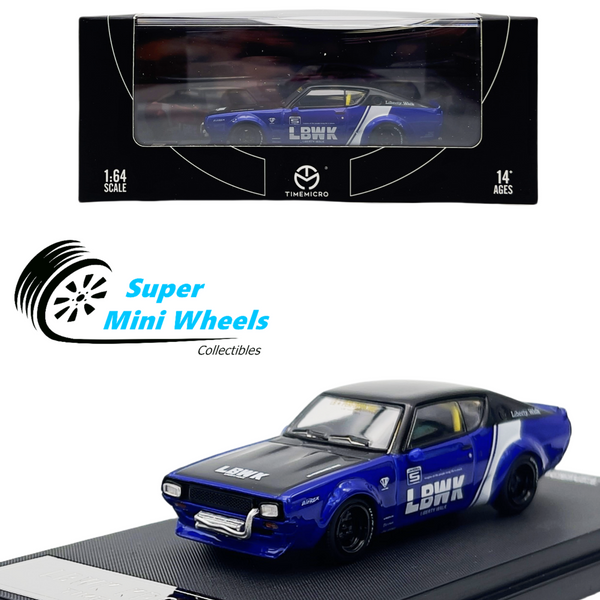 Time Micro 1:64 LBWK KPGC110 Blue - Diecast Model