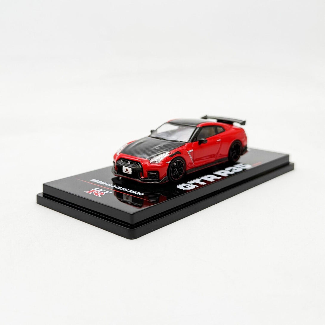 INNO64 1:64 Nissan GT-R R35 Nismo Red with Black Hood – Super Mini Wheels