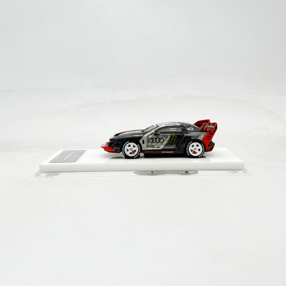 Top Model 1:64 Audi S1 Hoonitron #43 – Diecast Metal Car – Edizione 2023 Nuova - Foto 3