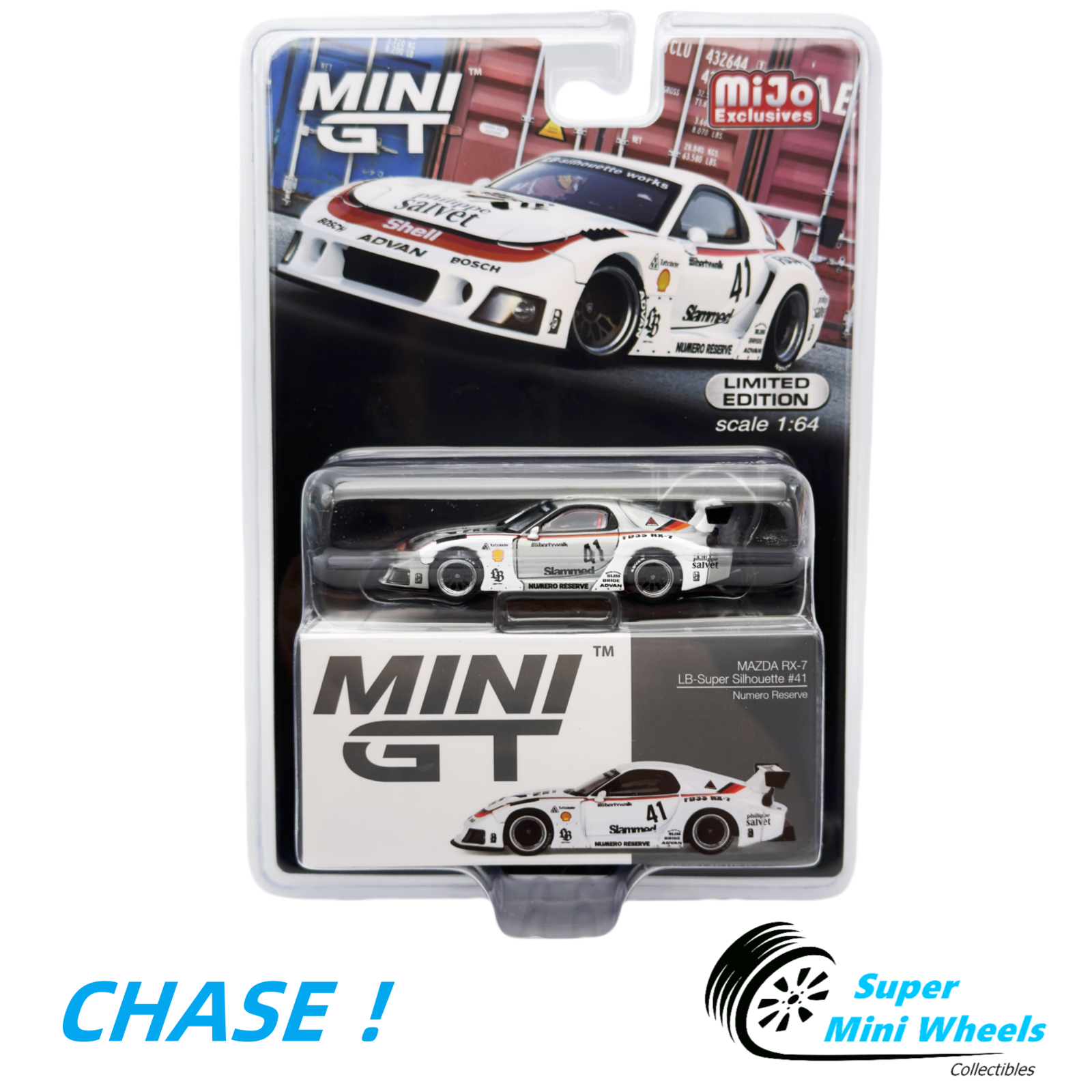 CHASE ! Mini GT 1:64 MAZDA RX-7 LB-Super Silhouette #41 Numero Reserve ...