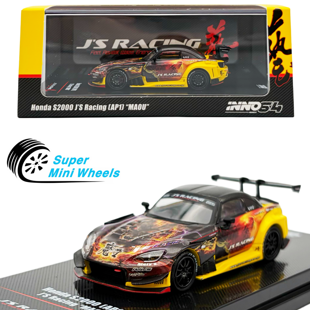 INNO64 1:64 Honda S2000 AP1 J'S Racing “MAOU” – Super Mini Wheels