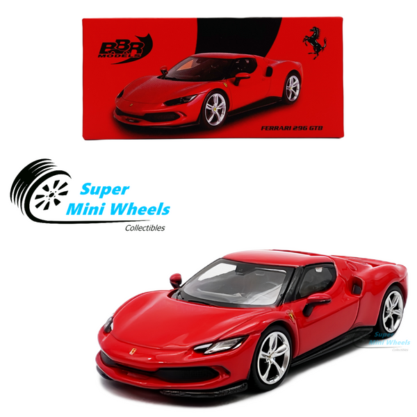 BBR Models 1:64 Ferrari 296 GTB Red - 2024 HEC Limited