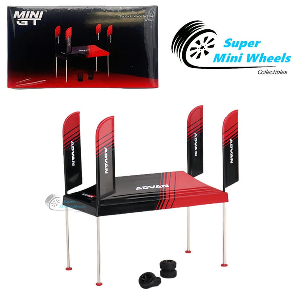 Mini GT 1:64 Paddock Service Tent Set - ADVAN #AC20