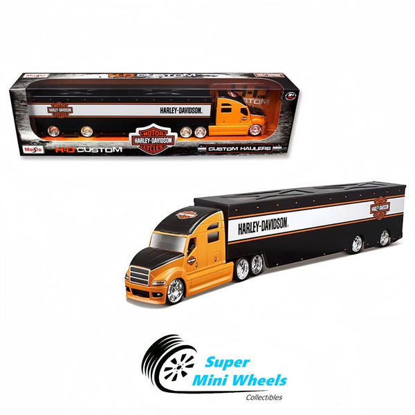 Maisto 1:64 Custom Haulers with Harley-Davidson Logo – H-D Custom 11516OR