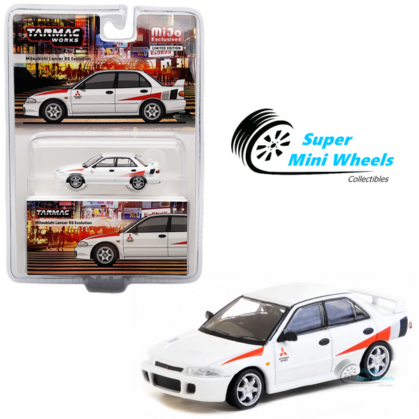 Tarmac Works 1:64 Mitsubishi Lancer RS Evolution – White