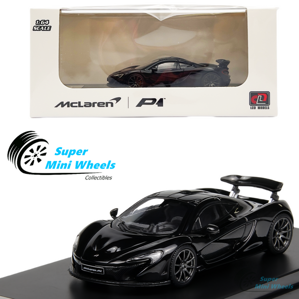 LCD Models 1:64 - McLaren P1 Black - Diecast Model