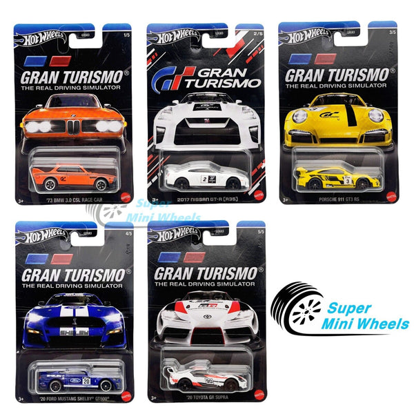 Hot Wheels 2024 Gran Turismo 5 Cars Set