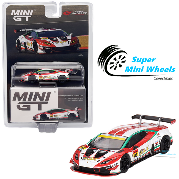 Mini GT 1:64 Lamborghini Huracán GT3 EVO2 #88 JLOC 2023 SUPER GT SERIES #690